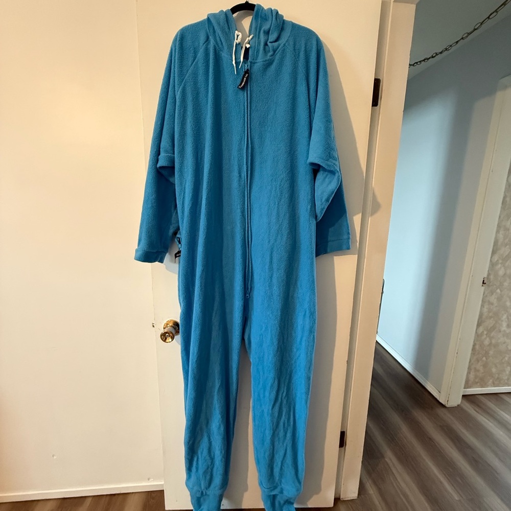 Forever Lazy Hooded Fleece Onesie